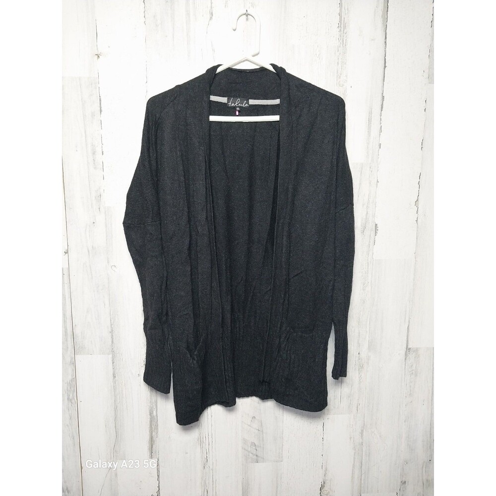 Talulah Women's XS Black Open Front Cardigan Cashmere Angora Blend